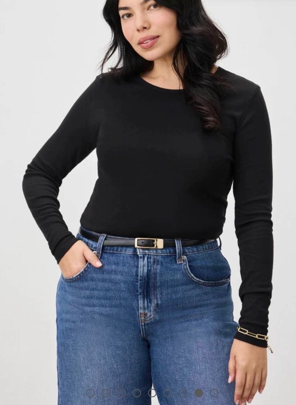 Splendid The Classic Long Sleeve Tee Black